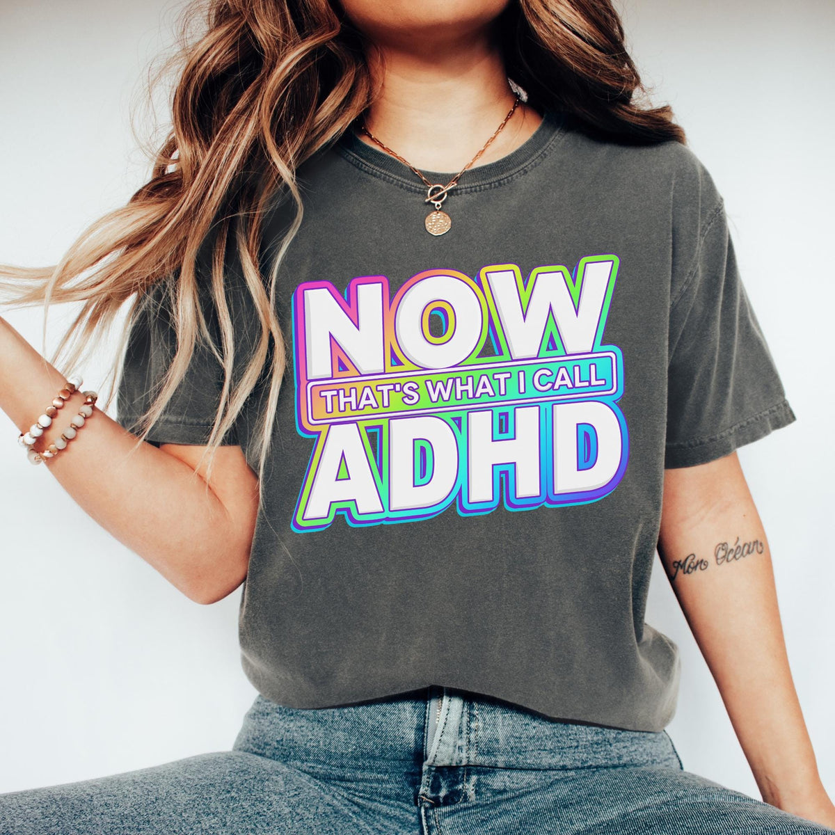 Comfort Colors Now That39s Adhd Shirt Funny Adhd Mental Health Shirt ADD Shirt Adhd Tshirt ADHD Tee Graphic Tee – Premium Graphic · Trending Graphic Apparel