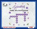Personalized Grandma Png With Grandkids Names Grandkids Make Life More Grand Png Mother39s Day Gift For Grandma Mimi Best Granny Ever Graphic Tee – Warm & Stylish · Great Gift For Fans