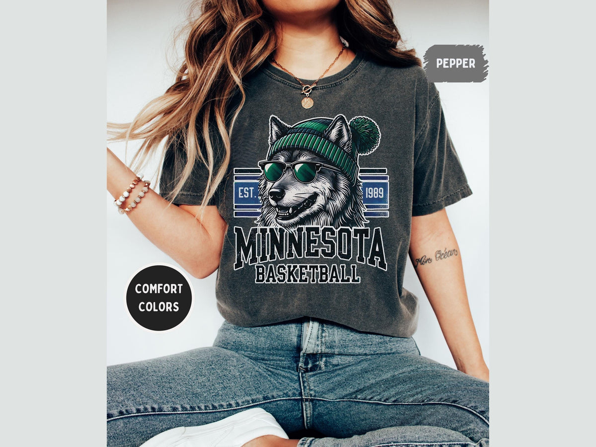 Minnesota Basketball Unisex Tshirt Sports Fan Tee Basketball Gift Minnesota Apparel Timber wolves Shirt Graphic Tee – Feel-Good Design · Trending Graphic Apparel