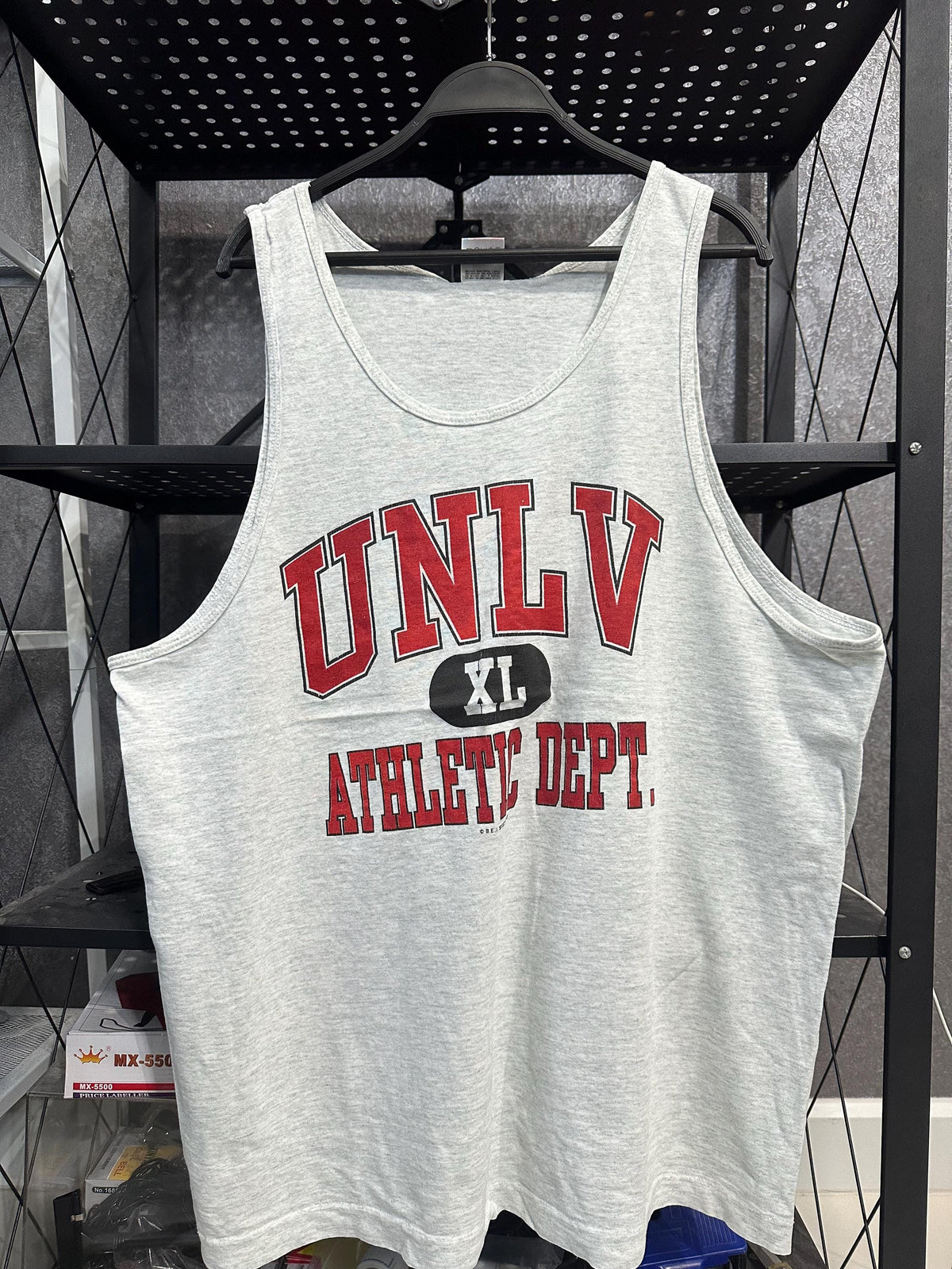 Vintage 90s UNLV Athletic Dept Tank Top University of Nevada Las Vegas Sleeveless Tee Size XL Tank Top – Feel-Good Design · High-Quality Print