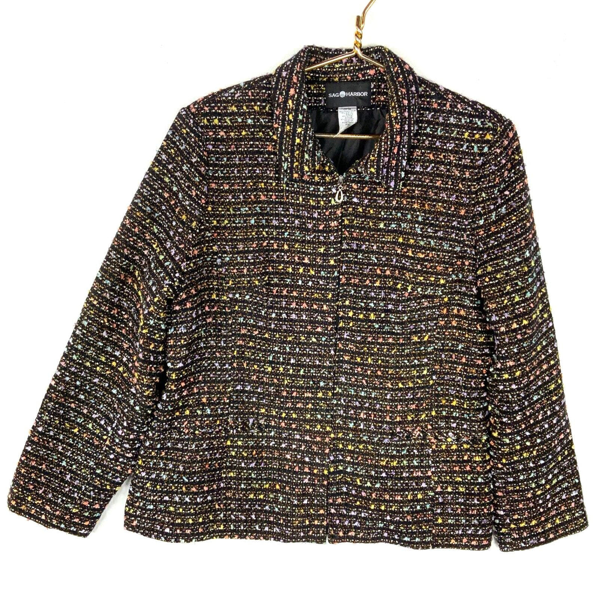 Vintage Grandma Knit Women39s Sweater Jacket Size 16 Black Lined Full Zip Graphic Tee – Premium Graphic · Trending Graphic Apparel