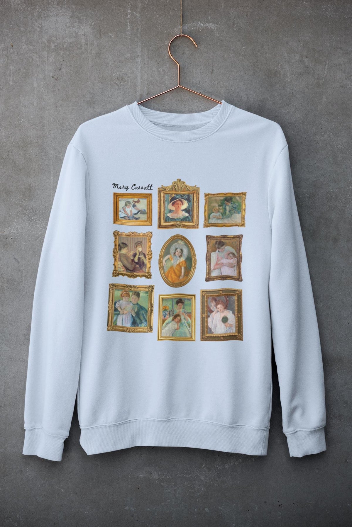 Mary Cassatt Famous Paintings of Women Sweatshirt 19th Century Impressionist American and French Artist Mother39s Day Gift Humanites Major Sweatshirt – Bold Style · Must-Have Style