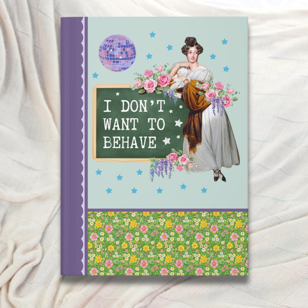 Funny Feminist Notebook for Art Historian Gift with Stars Funny Sarcastic Journal for Daughter or Friend Celestial Magic Weirdcore Gift Graphic Tee – Everyday Comfort · High-Quality Print