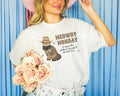 Cat Lover Tee Shirt with Groovy Western Vibes Meowdy Monday Silly Country Rodeo Cat Mom or Cat Dad TShirt with Stars Gift for Daughter Graphic Tee – Fan Favorite · Great Gift For Fans