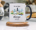 Personalized Chicago Vacation Mug Custom Coffee Cup Travel Souvenir Gift for Couples Home Decor City Landmark Design Graphic Tee – Warm & Stylish · Perfect For Daily Wear