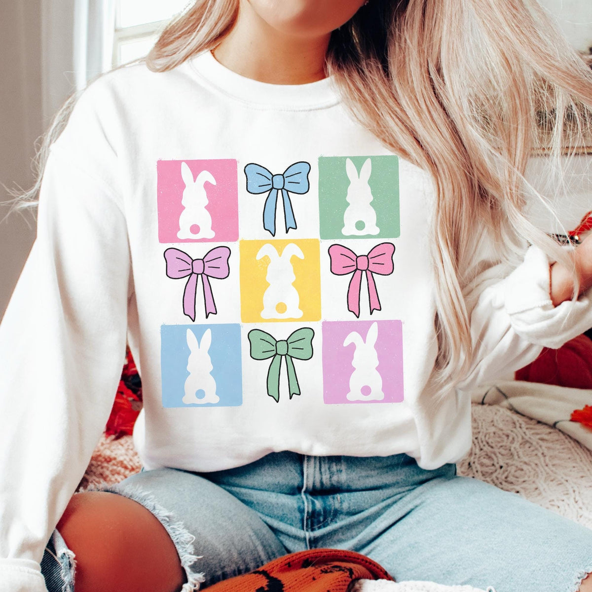 Easter Sweatshirt Easter Bunnies Shirt Easter Sunday Shirt Easter Outfit Womens Easter Shirt Easter Sweatshirt Easter Sweater Sweatshirt – Fan Favorite · Perfect For Daily Wear