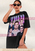 Limited Theo James Vintage T Shirt Gift For Women and Man Unisex T Shirt Graphic Tee – Feel-Good Design · Must-Have Style