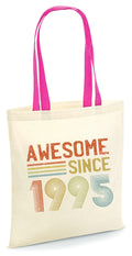Awesome Since 1995 Tote Bag 30th Birthday Gift Bag Born in 1995 Bag for Life 30 Years Old Party Bag 1995 Birthday Tote Bag Tote Bag – Cozy Vibes · Top Pick For Any Outfit