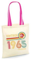 Vintage 1965 Limited Edition Tote Bag 60th Birthday Gift Born in 1965 60 Years Old Celebration Retro Tote Bag for Life Tote Bag – Warm & Stylish · Trending Graphic Apparel