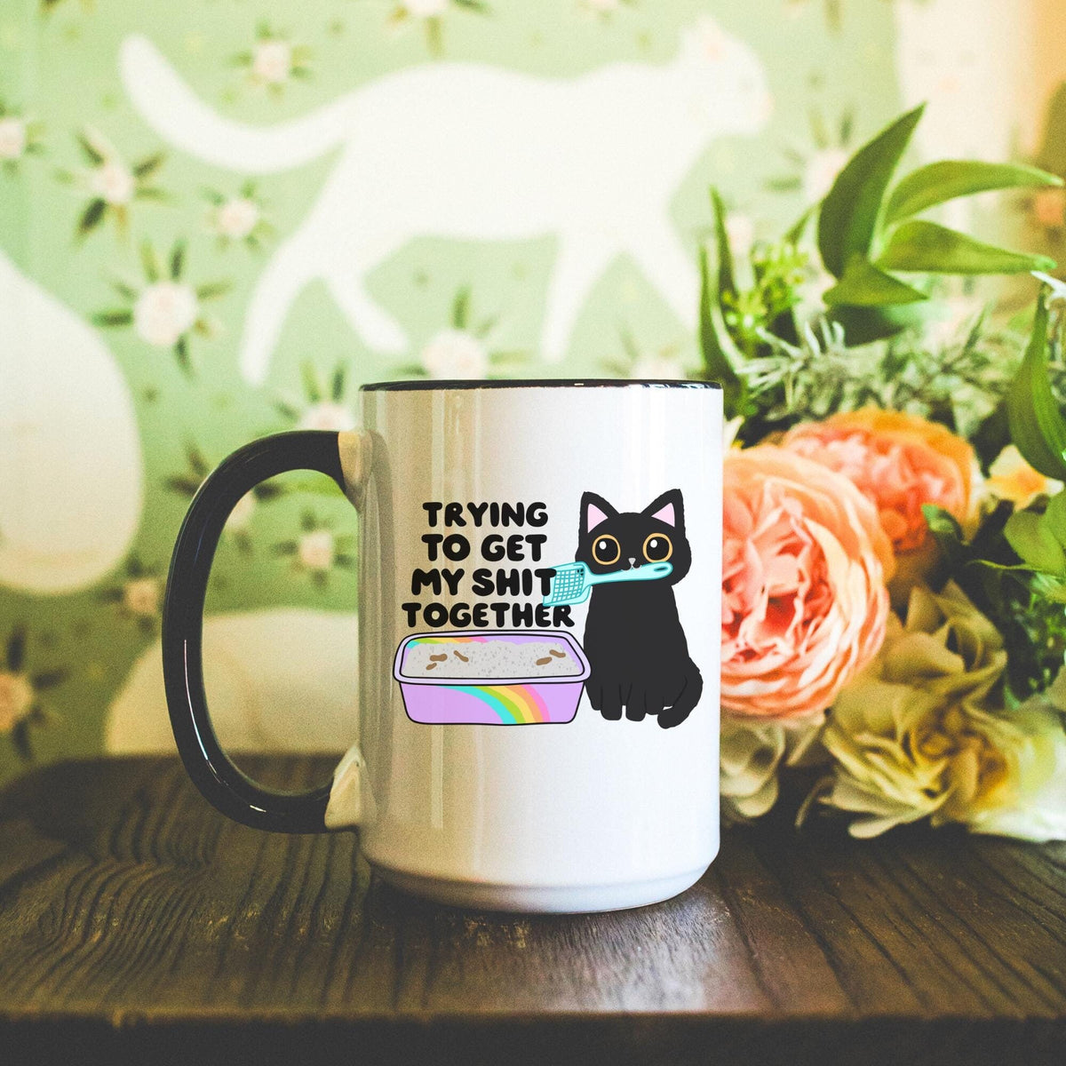 Trying to Get My Shit Together Sarcastic Mug Funny Mugs Sarcastic Gift Coworker Gift Funny Sayings Funny Coffee Mug Mugs With Sayings Graphic Tee – Easygoing Wear · Perfect For Daily Wear