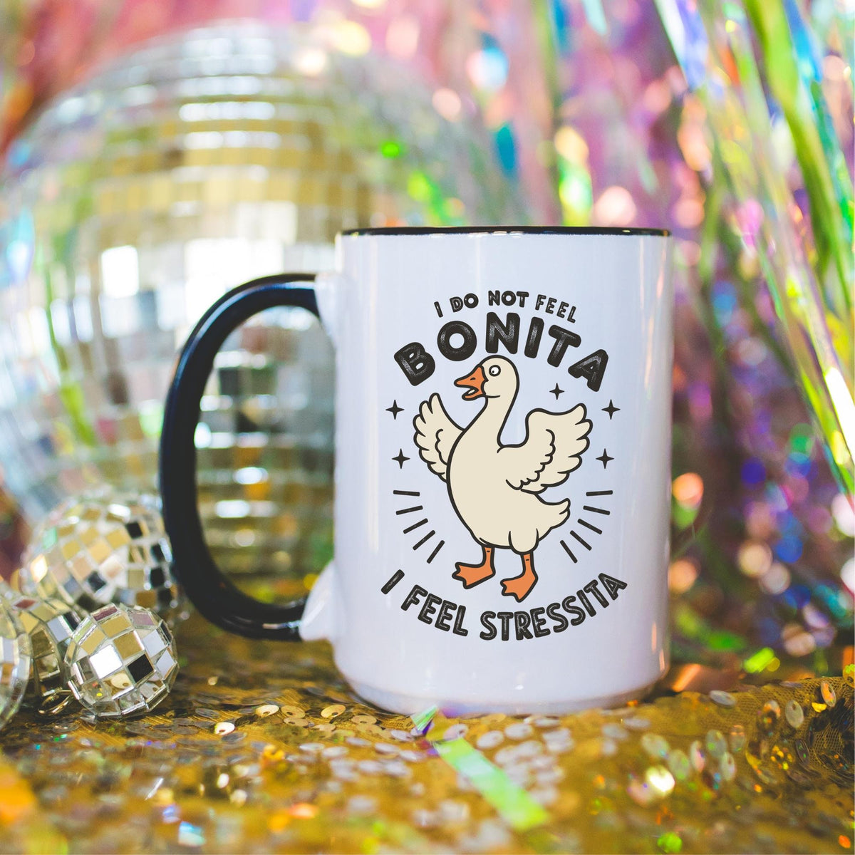 Do Not Feel Bonita Feel Stressita Sarcastic Mug Funny Mugs Sarcastic Gift Coworker Gift Funny Sayings Mugs With Sayings Graphic Tee – Easygoing Wear · Top Pick For Any Outfit