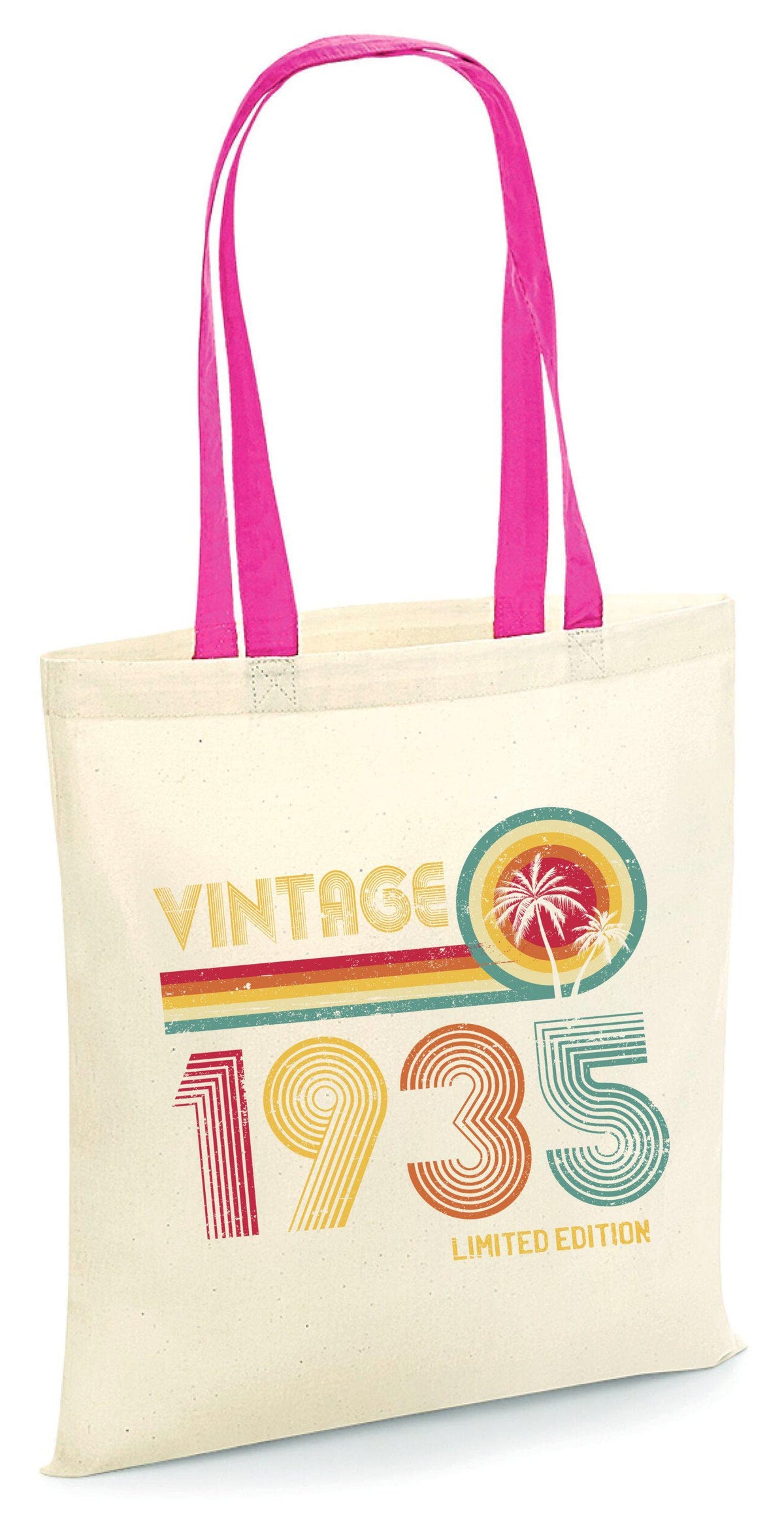 Vintage 1935 Tote Bag Limited Edition 90th Birthday Bag 90 Years Old Born in 1935 Gift 90th Party Bag Tote Bag for Life Tote Bag – Soft Feel · Must-Have Style