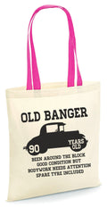 90th birthday tote bag born in 1935 gift 90 years old novelty bag old banger design 90th birthday party bag fun age gift bag for life Tote Bag – Easygoing Wear · Trending Graphic Apparel
