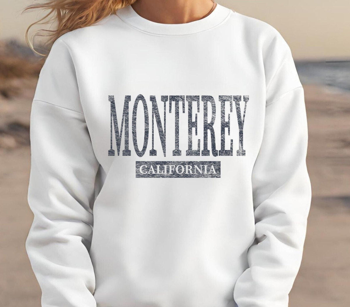 Monterey California Sweatshirt California Beach Shirt Beach Vacation Shirt Monterey Sweatshirt Spring Break Crewneck Beach Pullover Sweatshirt – Fan Favorite · Must-Have Style