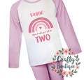 Second Birthday Gift When I Wake Up I Will Be TWO Birthday PJs Jungle Theme Gift Comfy 2nd Baby Personalised Number Two Pajamas 1036 Graphic Tee – Feel-Good Design · Trending Graphic Apparel