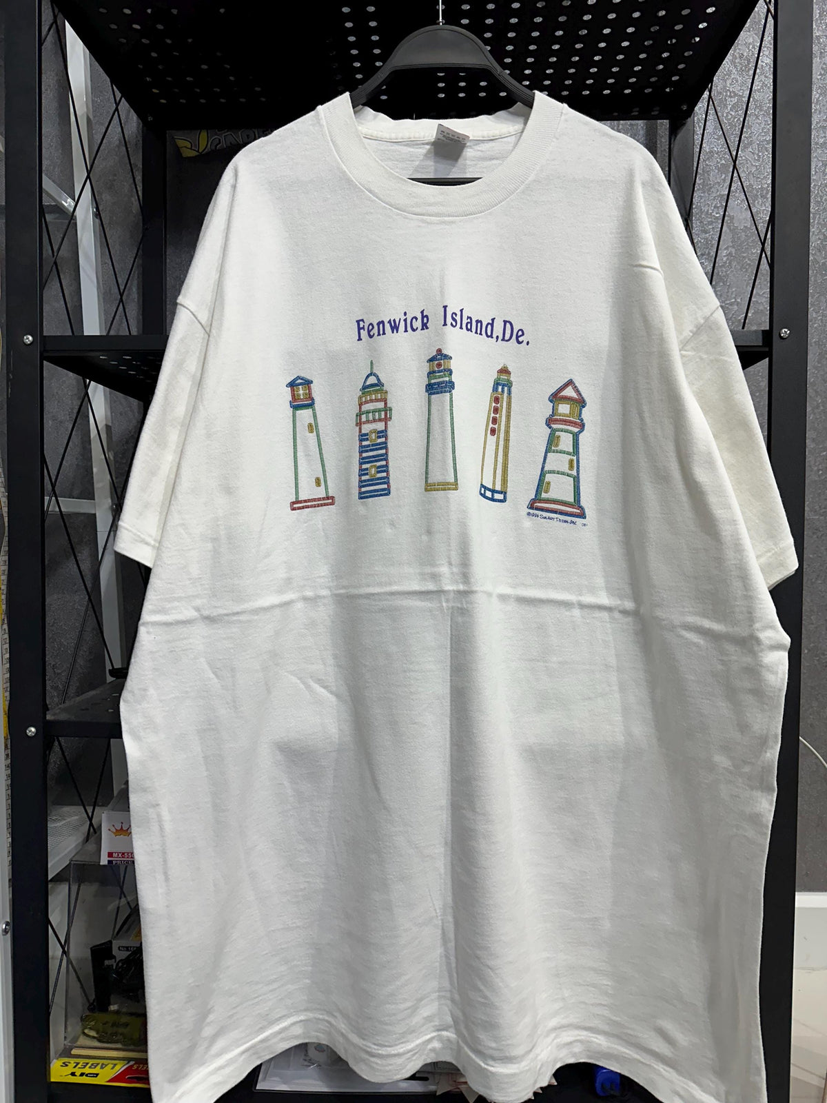 Vintage 90s Fenwick Island Lighthouse Delaware 1994 T Shirt Size 3XL Coastal Nautical Graphic Tee Retro Beach Souvenir Maritime Shirt Graphic Tee – Warm & Stylish · Trending Graphic Apparel