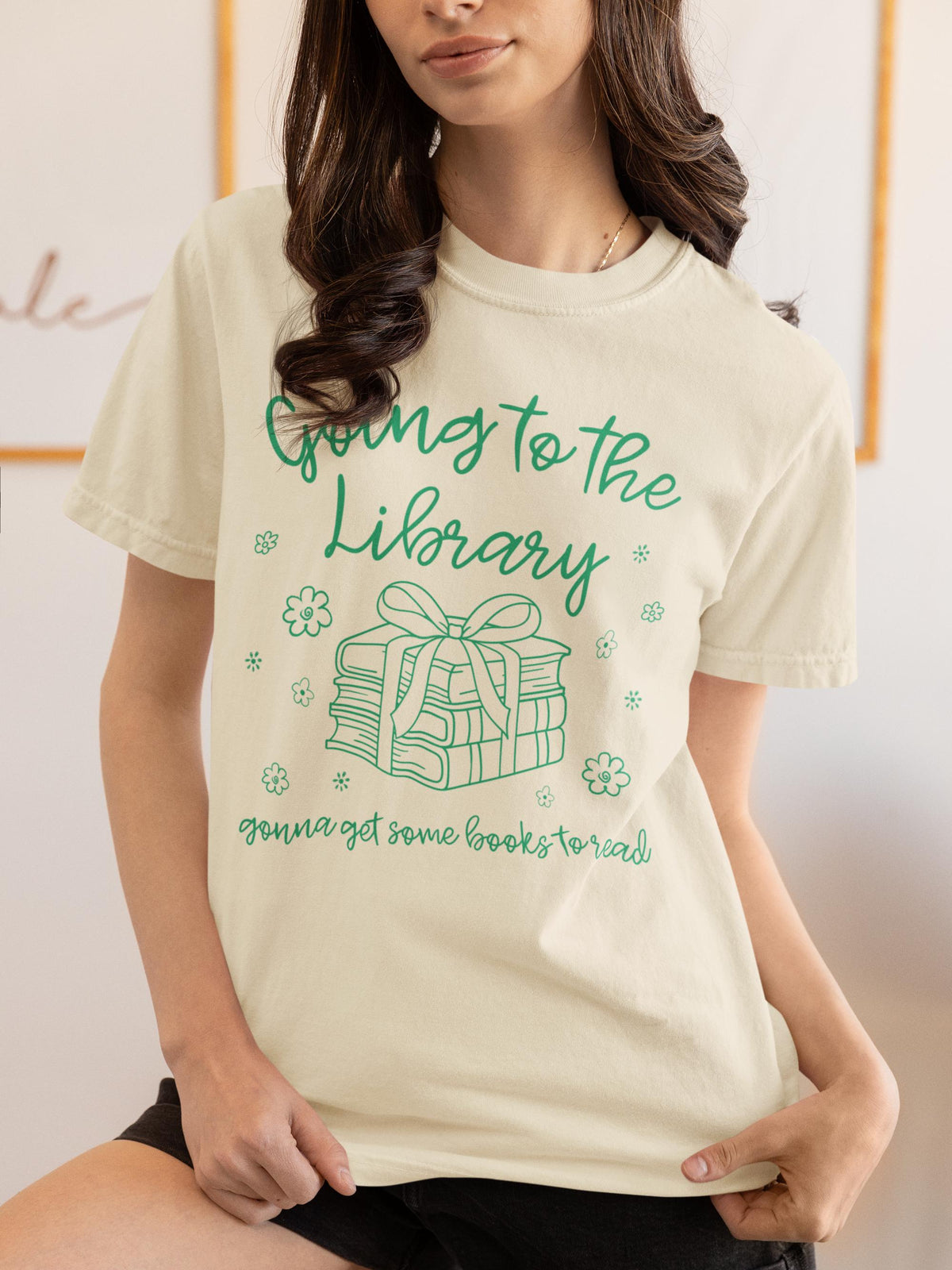 Book Lover Tee Shirt Going to the Library Funny Bookish TShirt for Librarian or Reading Teacher Romance Reader TShirt with Flowers Graphic Tee – Easygoing Wear · Great Gift For Fans