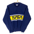 Vintage Nasa Knit Crewneck Sweater Large Blue Made In Usa 1980s Graphic Tee – Soft Feel · High-Quality Print