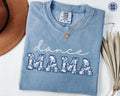 Blue Floral Dance Mom Tshirt Dance Mama Gift Mom of Dancer ShirtToile Dance Competition Outfit Coquette Mothers Day Gift Graphic Tee – Feel-Good Design · Perfect For Daily Wear