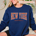 Retro New York Met Sweatshirt Unisex Baseball Sweatshirt NY Met Gift Met Baseball Fans Gift New York Baseball Jumper Met Gift Sweatshirt – Easygoing Wear · Great Gift For Fans