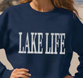 Lake Life Sweatshirt Lake House Shirt Lake Vacation Shirt Great Lakes Sweatshirt Lake Life Crewneck Lake Life Pullover Sweatshirt – Warm & Stylish · High-Quality Print