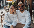 Ein besonderer Valentinstag Passende Paar Sweatshirts mit rmischem DatumValentinstagsgeschenkePaar SweatshirtsGeschenk fr SieIhn Sweatshirt – Bold Style · Must-Have Style