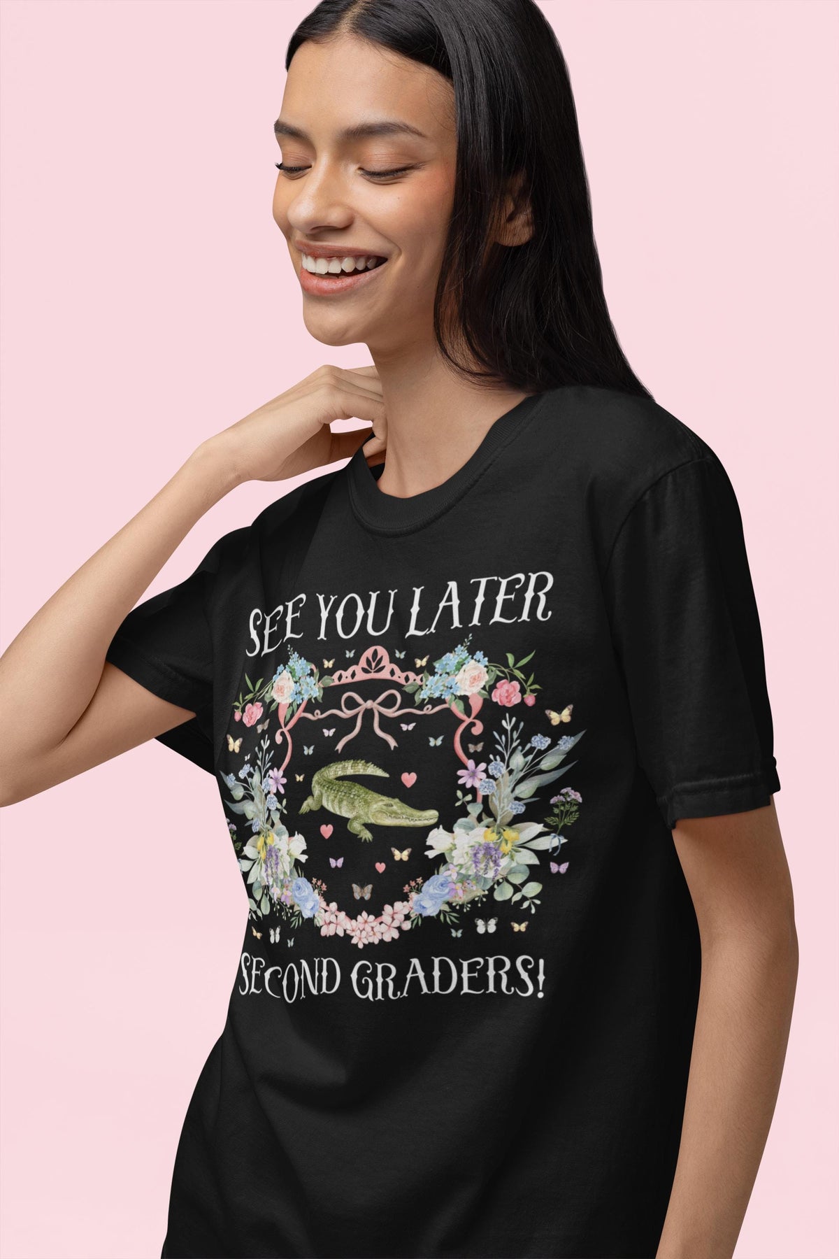 Last Day of School Animal Lover Tee Shirt for First Grade Teacher See You Later Second Graders Cute Goblincore Flower TShirt fo Teacher Graphic Tee – Cozy Vibes · Trending Graphic Apparel