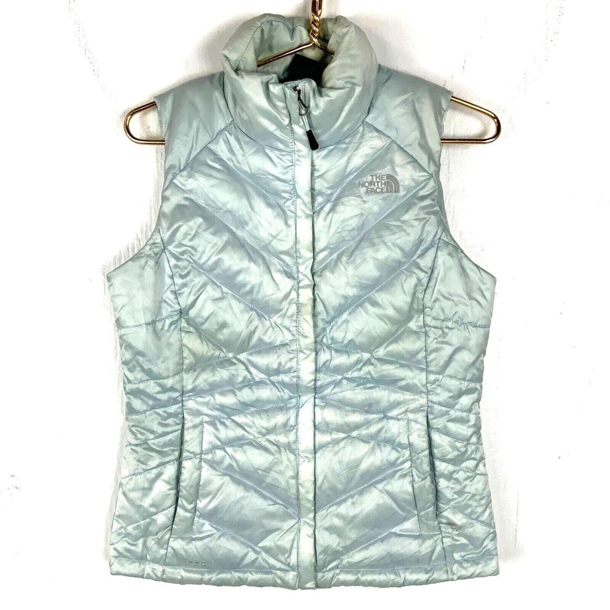 The North Face Women39s 550 Down Vest Size Small Blue Full Zip Light Puffer Graphic Tee – Cozy Vibes · Trending Graphic Apparel
