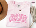 Crochet Shirt Gift for Crochet Lover Pink Toile Crocheting Tshirt Gift for Grandma Crochet Gift for MomCute Crochet Tee Graphic Tee – Easygoing Wear · Trending Graphic Apparel