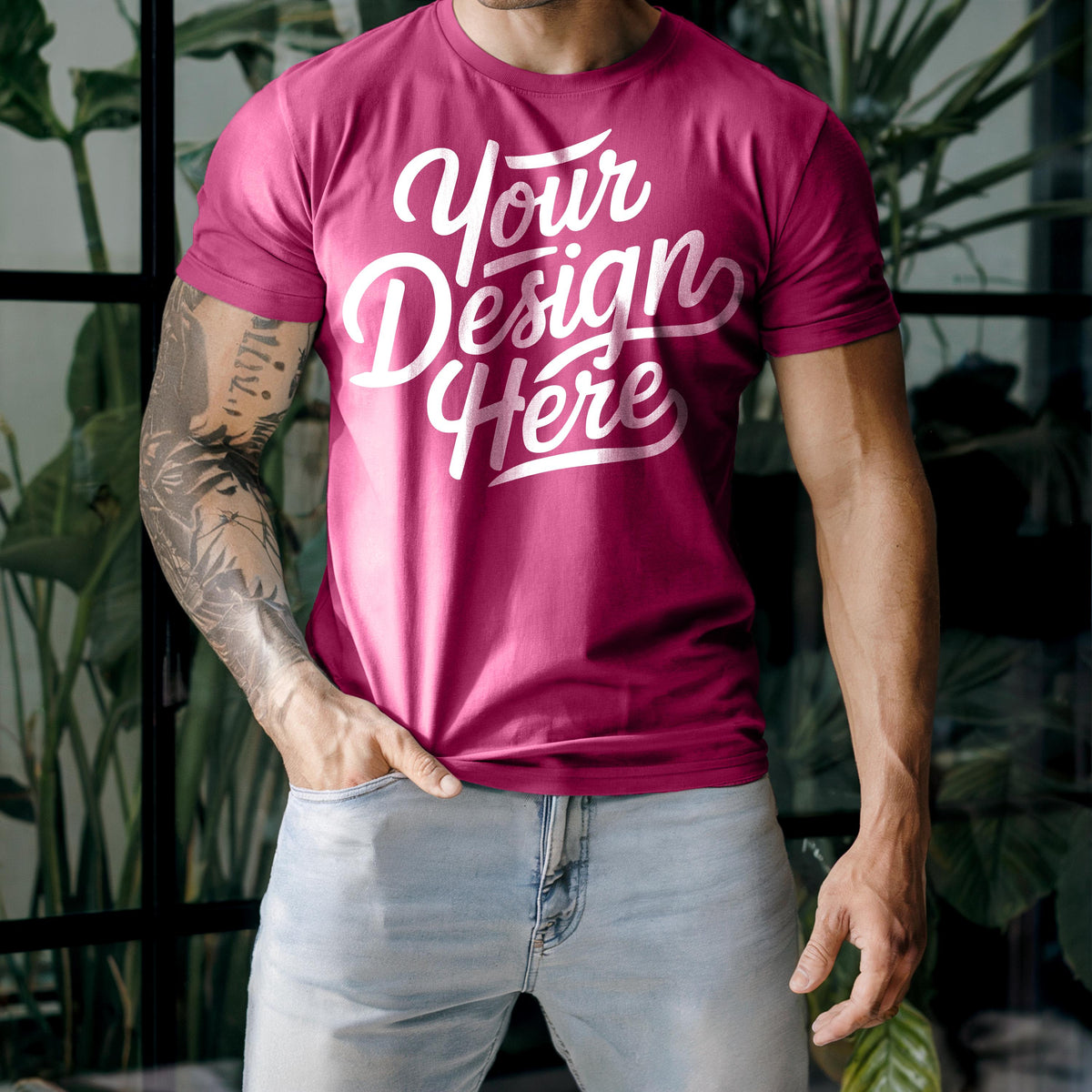 Men39s Berry Bella Canvas 3001 Mockup T shirt Mockup 3001 Bella Canvas Shirt Model Mockup T Shirt Mockup Berry Bella Canvas Shirt Mockup Graphic Tee – Premium Graphic · Top Pick For Any Outfit