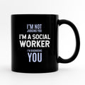 Social Worker Mug Funny Social Work Gift LCSW Gift Therapist Gift Social Work MSW Graduation Gift School Counselor Social Worker Cup Graphic Tee – Soft Feel · Trending Graphic Apparel