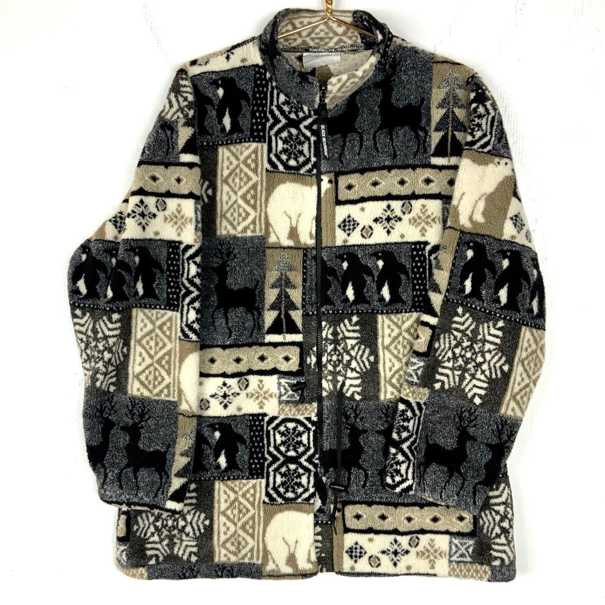 Vintage Wildlife Nauture Fleece Sweater Jacket Womens Large All Over Print 90s Graphic Tee – Everyday Comfort · Must-Have Style