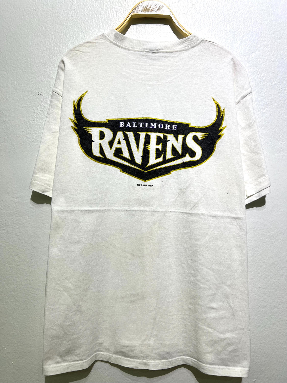 Vintage 1996 Baltimore Ravens NFL Inaugural Season Team Logo Football Fan T Shirt Graphic Tee – Feel-Good Design · Perfect For Daily Wear