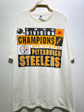 Vintage 1995 Pittsburgh Steelers AFC Central Division Champions NFL Football Team T Shirt Graphic Tee – Cozy Vibes · Must-Have Style