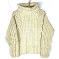 Vintage Aran Crafts Cable Knit Wool Sweater Womens Medium White Turtleneck 90s Graphic Tee – Cozy Vibes · Top Pick For Any Outfit