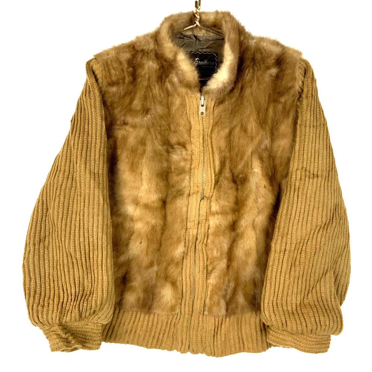 Vintage 1980s Maas Brothers Women39s Fur Jacket Large Brown Full Zip Lined Graphic Tee – Easygoing Wear · Great Gift For Fans