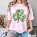 Coquette St Patrick39s Day Shirt Faux Glitter Brushstroke Shamrock Shirt Girly St Patty39s Day Shirt St Paddy39s Day Shirt Graphic Tee – Warm & Stylish · Top Pick For Any Outfit