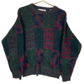 Vintage Grandpa Knit Wool Sweater Size Large Gray Made In Italy Geometric 90s Graphic Tee – Bold Style · Trending Graphic Apparel