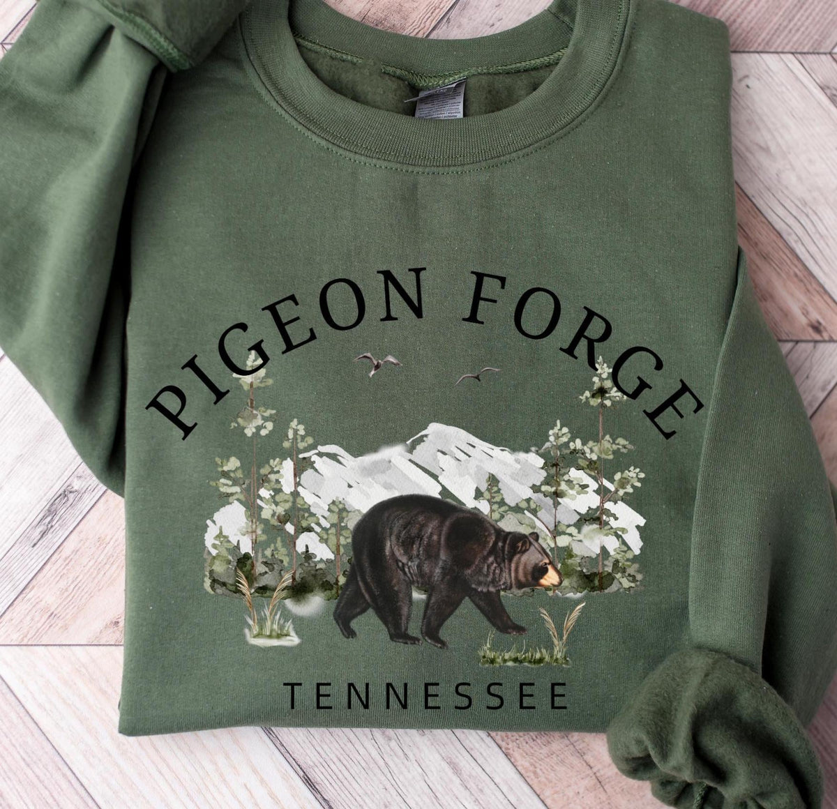 Pigeon Forge Tennessee Crewneck Sweatshirt Gift Great Smoky Mountains Pullover Souvenir Sweatshirt – Cozy Vibes · Trending Graphic Apparel
