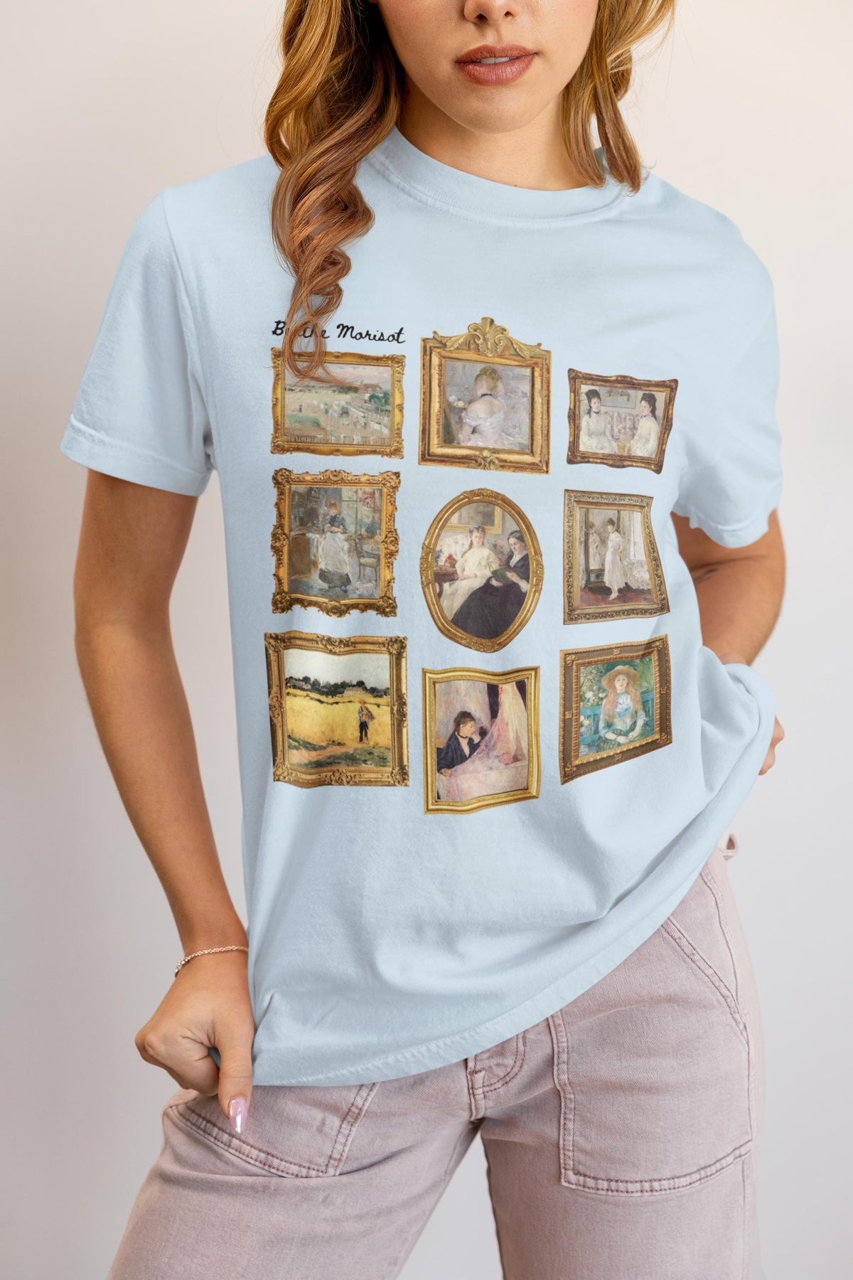 Berthe Morisot Tee Shirt Famous Paintings French Impressionist Movement Gallery Wall Vibes Humanites Major Gift Cozy Art History Shirt Graphic Tee – Feel-Good Design · Trending Graphic Apparel
