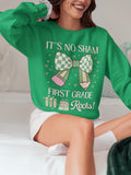 St Patricks Day Teacher Sweatshirt Kindergarten Rocks Funny Saying Teaching Assistant Shirt Kindergarten Assistant Elementary Education Sweatshirt – Premium Graphic · Perfect For Daily Wear
