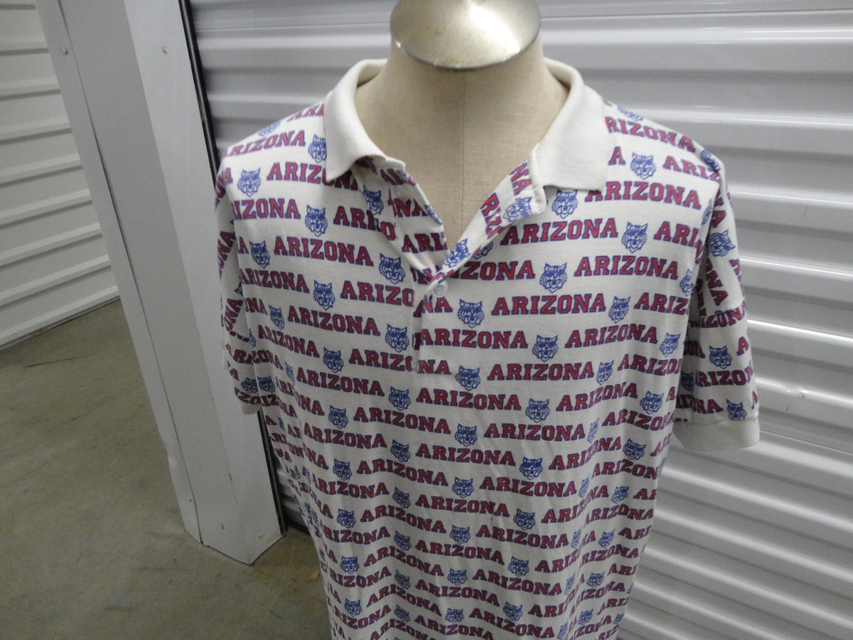 Vintage 9039s University of Arizona Wildcats AOP All Over Print Polo Shirt XL Graphic Tee – Premium Graphic · Trending Graphic Apparel