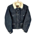 Vintage 1980s Denim Sherpa Lined Jacket Size 40 Blue Snap Button Made Canada Graphic Tee – Bold Style · High-Quality Print
