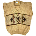 Vintage Grandpa Knit Wool Sweater Vest Size 40 Brown Argyle 70s 80s Graphic Tee – Cozy Vibes · Trending Graphic Apparel