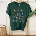 Bird Shirt Bird Watching Shirt Bird Lover Gift Bird Species Shirt Bird Watcher Gift Ornithology Shirt Birding Gift Bird Graphic Tee Graphic Tee – Feel-Good Design · Trending Graphic Apparel