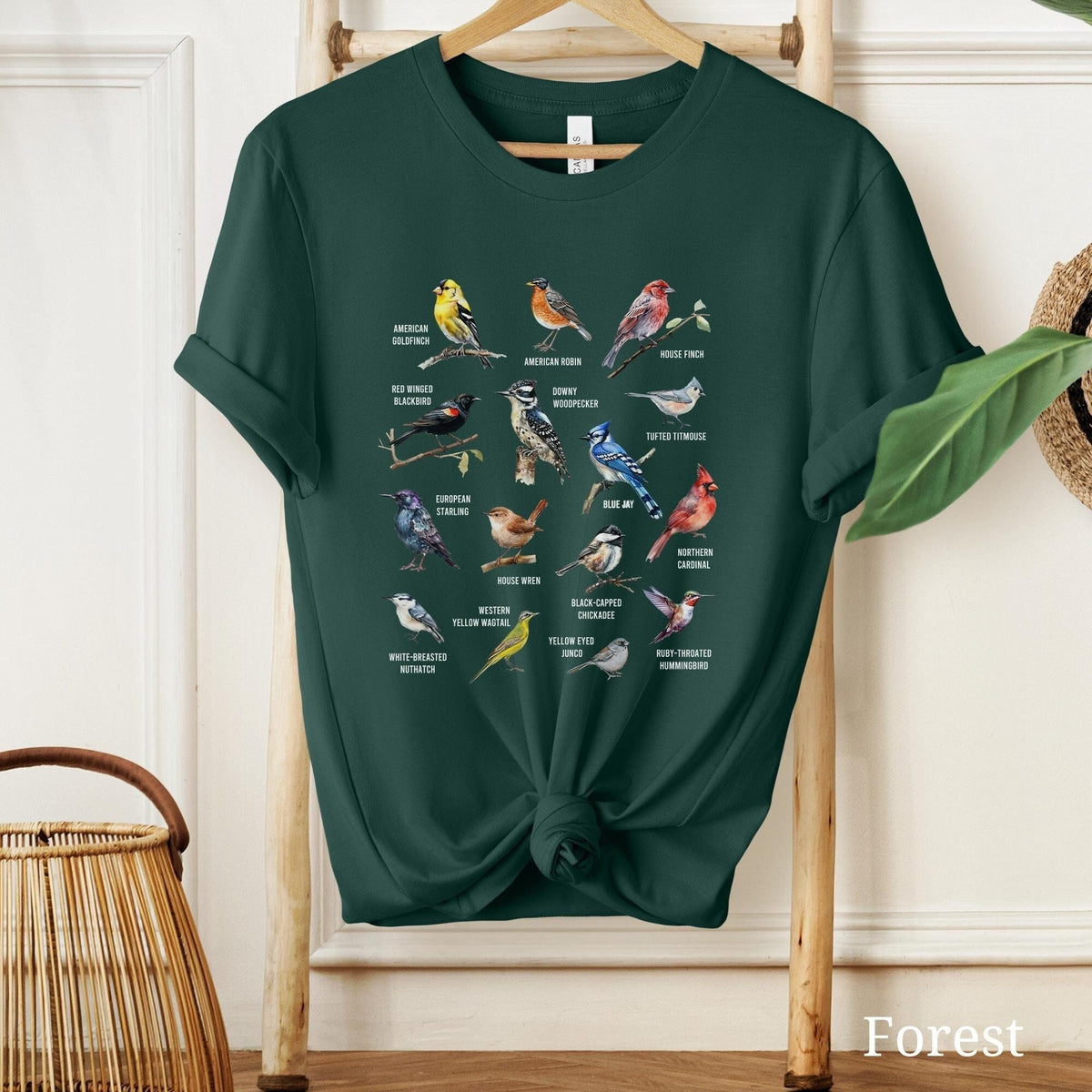 Bird Shirt Bird Watching Shirt Bird Lover Gift Bird Species Shirt Bird Watcher Gift Ornithology Shirt Birding Gift Bird Graphic Tee Graphic Tee – Feel-Good Design · Trending Graphic Apparel