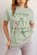 St Patricks Day Teacher Tee Shirt Speech Therapy Rocks Funny Saying Teaching Assistant T for Student Teacher Elementary Education Major Graphic Tee – Cozy Vibes · Perfect For Daily Wear