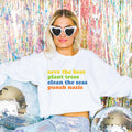 Save The Bees Plant The Trees Punch Nazis Mother Earth Sweatshirt Environment Sweatshirt Activist Shirt Save Earth Sweatshirt – Premium Graphic · Must-Have Style