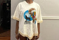 Vintage 90s Native American beige Tshirt modeled size XL Graphic Tee – Easygoing Wear · Must-Have Style