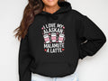 Cute Womens Hoodie Alaskan Malamute Latte Hoodie Dog Coffee Lover Shirt Casual Dog Mom Gift Cozy Winter Outfit Hoodie for Women Hoodie – Fan Favorite · Great Gift For Fans